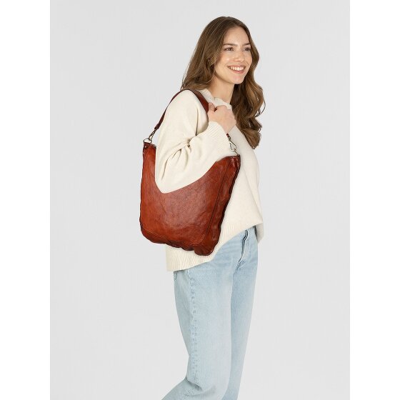 Campomaggi Mogano Schultertasche Leder 44 cm