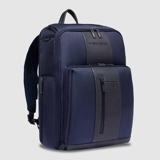 Piquadro Brief Reiserucksack Leder 43 cm laptopfach