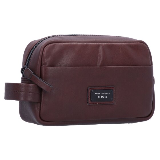Piquadro Harper Kulturbeutel Leder 23 cm