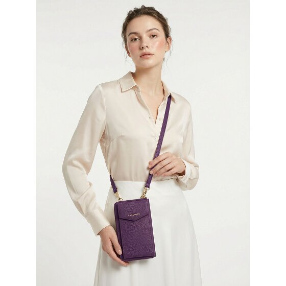 Lazarotti Bologna Leather Zip-Around Geldbörse Handytasche Leder 19 cm