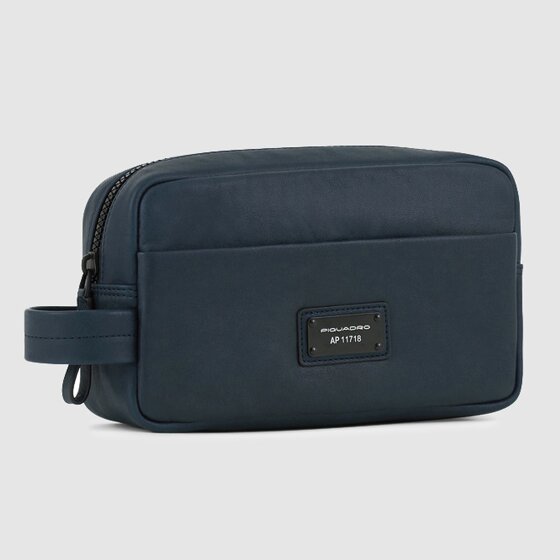 Piquadro Harper Kulturbeutel Leder 23 cm