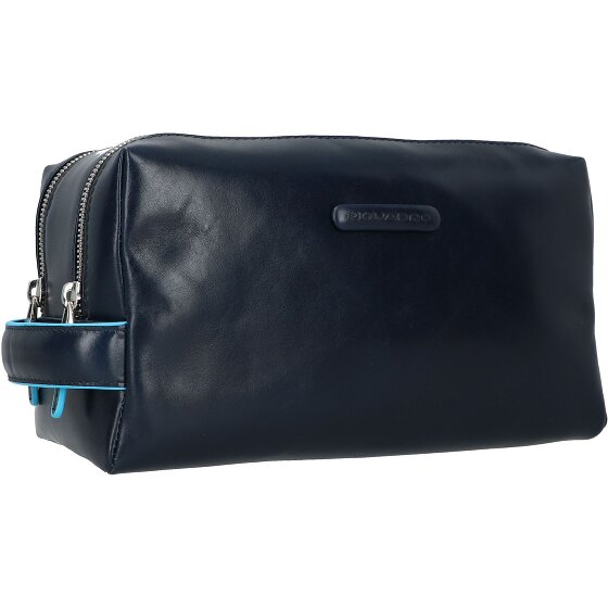 Piquadro Blue Square Kulturbeutel Leder 25 cm