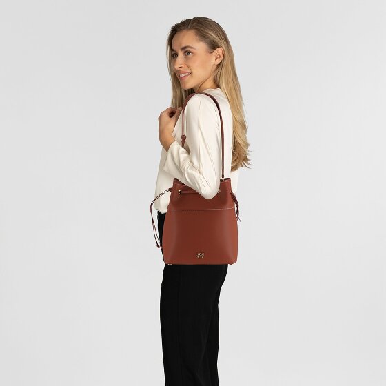 PINKO Secchiello Schultertasche Leder 25 cm