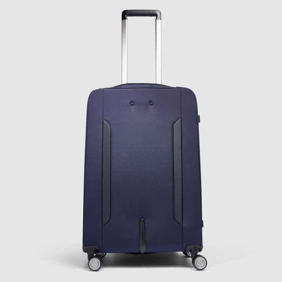 Piquadro Brief 4 Rollen Trolley 68 cm mit Dehnfalte