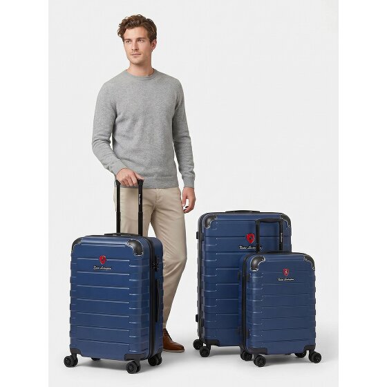 Tonino Lamborghini Tonino Lamborghini Milano Trolley 3-SET mit Dehnfalte und XL Koffer