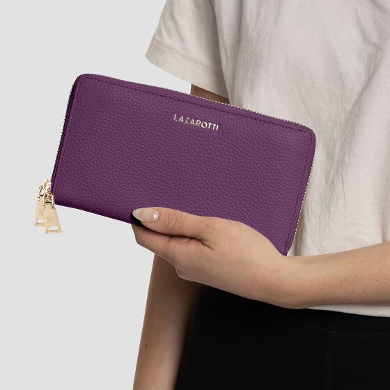 Lazarotti Bologna Leather Geldbörse RFID Schutz Leder 20 cm