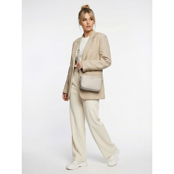 Lazarotti Bologna Leather Umhängetasche Camera-Bag Leder Double-Zip 18 cm