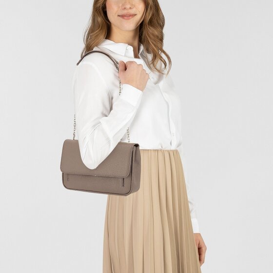 Patrizia Pepe Fly Schultertasche Leder 25 cm