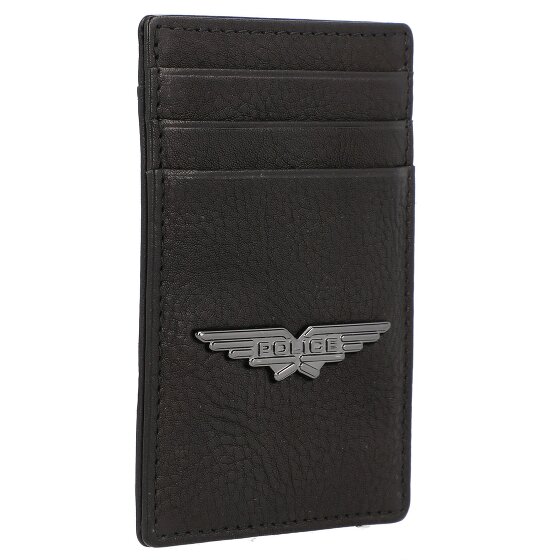 Police PT150-08536 Kreditkartenetui Leder 7 cm mit Geldscheinklammer