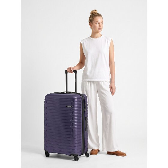 Pactastic Collection 04 THE LARGE + 4 Rollen Trolley L 75 cm mit Dehnfalte