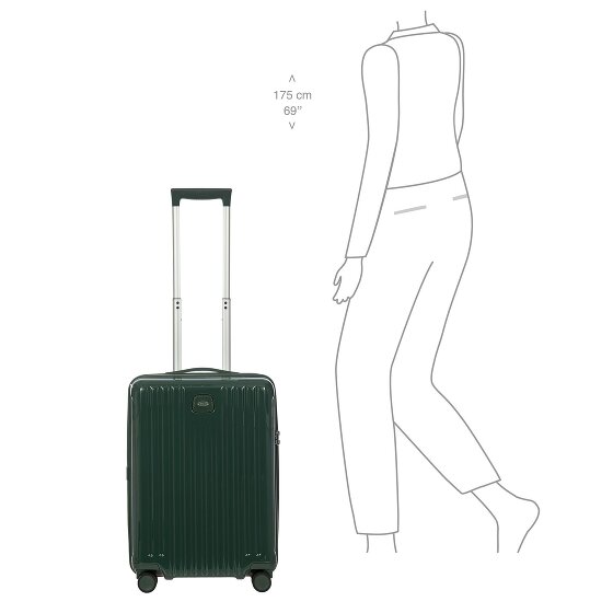 Bric's Positano 4 Rollen Kabinentrolley 55 cm