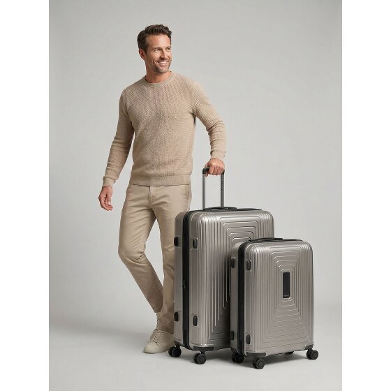 Redolz Essentials 14 4-Rollen Kofferset M+L mit Dehnfalte
