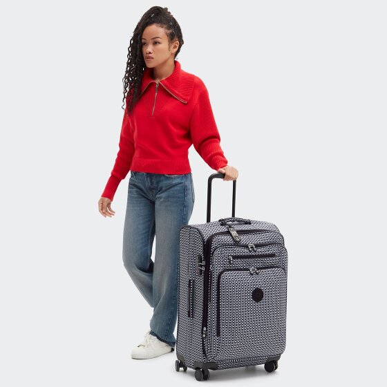 Kipling New Youri Spin M 4 Rollen Trolley M 68 cm mit Dehnfalte