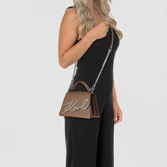 Karl Lagerfeld Signature 2.0 Handtasche Leder 21.5 cm