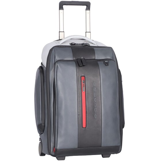 Piquadro Urban 2 Rollen Rucksacktrolley Leder 53.5 cm Laptopfach