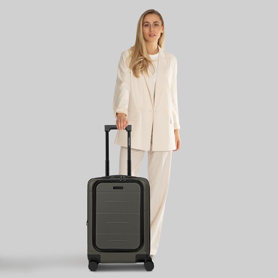 Police London 4 Rollen Kabinentrolley 55 cm Laptopfach mit Dehnfalte