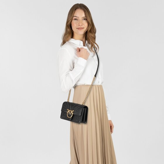PINKO Love One Umhängetasche Leder 20.5 cm