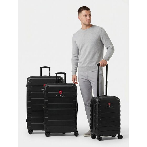 Tonino Lamborghini Tonino Lamborghini Milano Trolley 3-SET mit Dehnfalte und XL Koffer