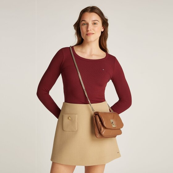 Tommy Hilfiger Soft Leather Mini Bag Umhängetasche Leder 18 cm Tommy Hilfiger Soft Leather Mini Bag Umhängetasche Leder 18 cm