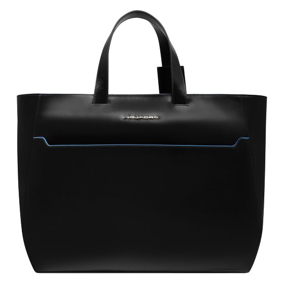 Piquadro Blue Square Shopper Tasche Leder 40 cm