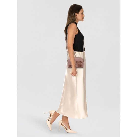 Love Moschino Enameled Logo Umhängetasche 20 cm