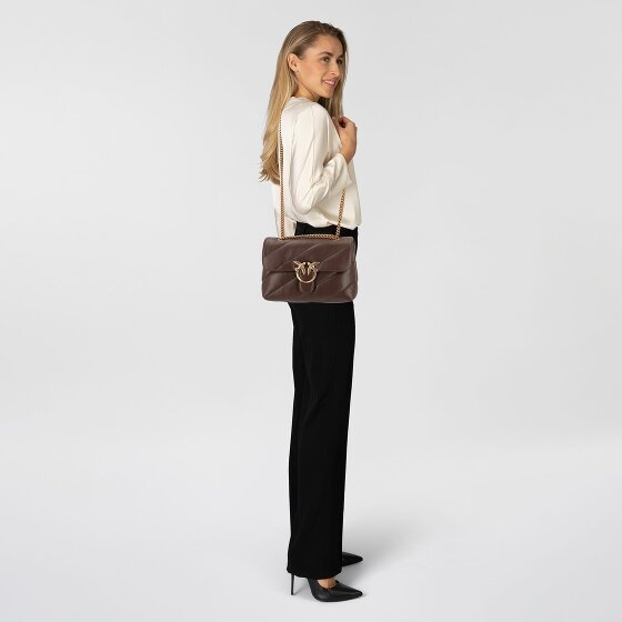 PINKO Love Puff Umhängetasche Leder 30 cm