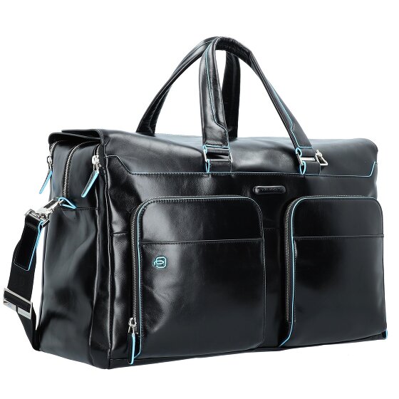 Piquadro Blue Square Weekender Reisetasche Leder 47 cm Laptopfach