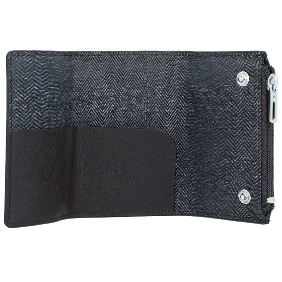 Piquadro Black Square Kreditkartenetui Leder 6 cm Piquadro Black Square Kreditkartenetui Leder 6 cm