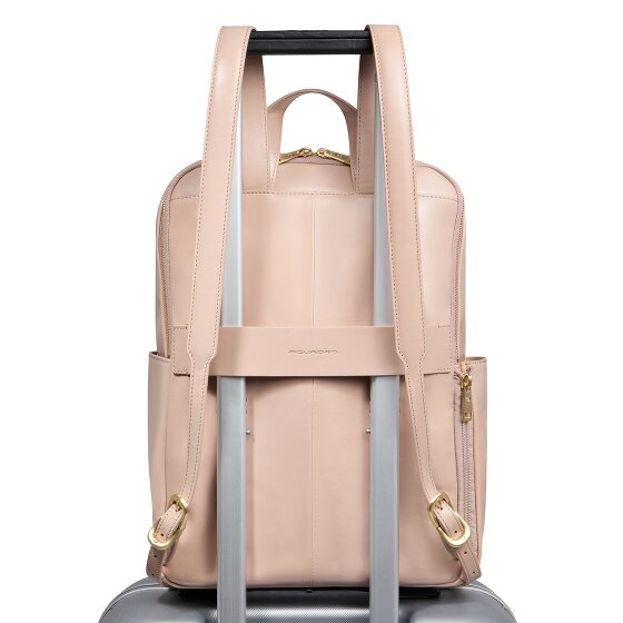 Piquadro Blue Square Daypack RFID Schutz Leder 37 cm Laptopfach