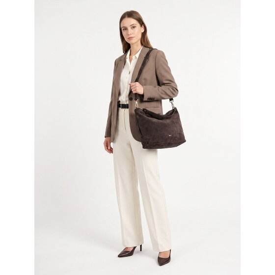 abro Ebony Schultertasche Leder 39 cm