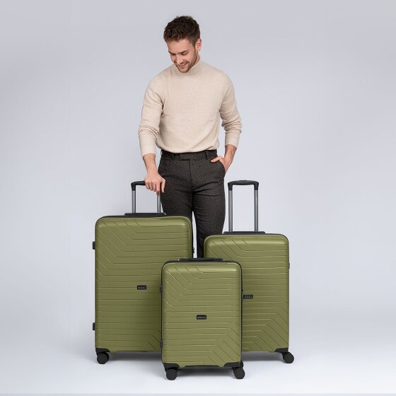 Redolz Essentials 05 3-SET 4 Rollen Kofferset 3-teilig