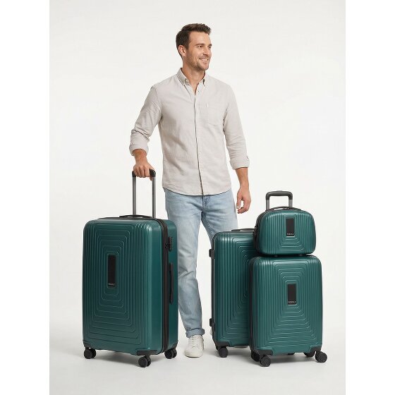 Redolz Essentials 14 4-Rollen Kofferset + Beautycase 4 tlg. mit Dehnfalte