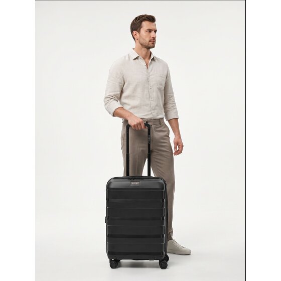 Redolz Pro PP 4 Rollen Kabinentrolley 55 cm mit Dehnfalte