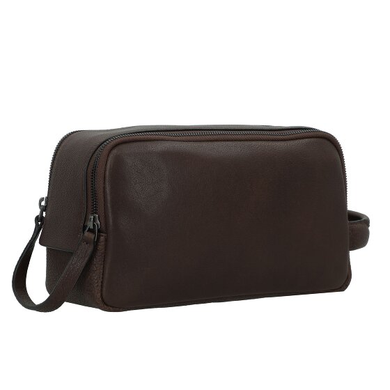 Piquadro Wollem Kulturbeutel Leder 25 cm