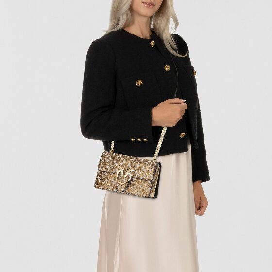 PINKO Love One Umhängetasche Leder 21 cm