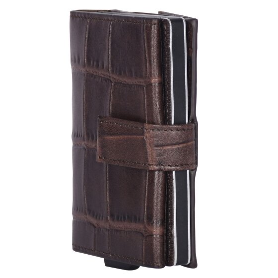 Joop! Fano C-Three Kreditkartenetui RFID Schutz Leder 7 cm