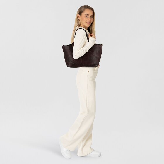 Campomaggi Ebano Shopper Tasche Leder 36 cm