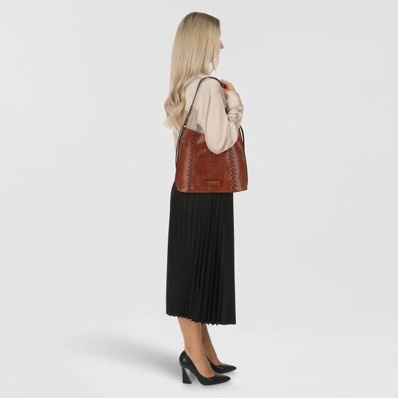 The Bridge Febe-Wow Schultertasche Leder 30 cm