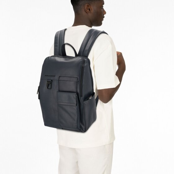 Piquadro Zaino Daypack Leder 34 cm Laptopfach
