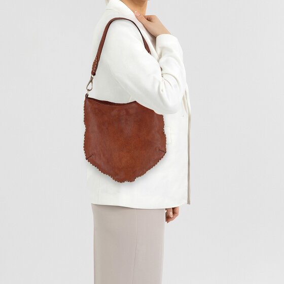 Campomaggi Malachite Schultertasche Leder 28 cm