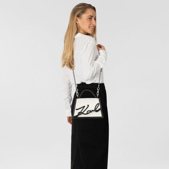 Karl Lagerfeld Behind the Seams Handtasche Leder 21 cm