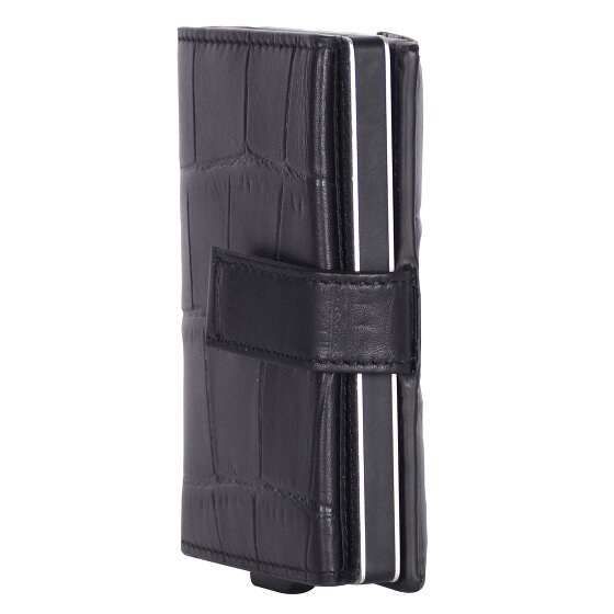 Joop! Fano C-Three Kreditkartenetui RFID Schutz Leder 7 cm