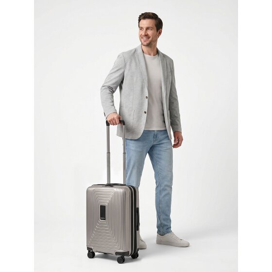 Redolz Essentials 14 4 Rollen Kabinentrolley 55 cm mit Dehnfalte