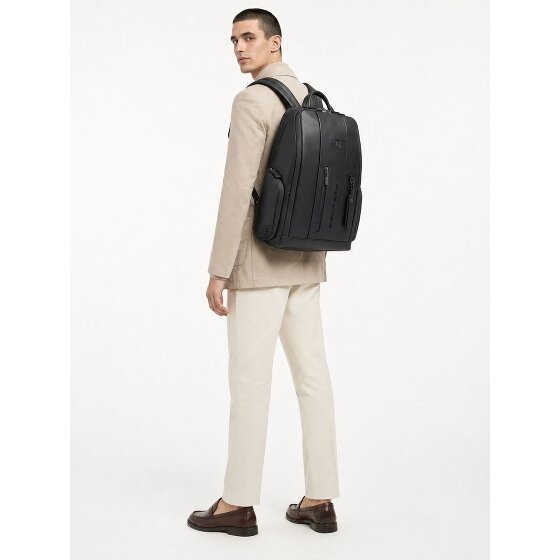 Piquadro Urban Daypack RFID Schutz Leder 46 cm Laptopfach