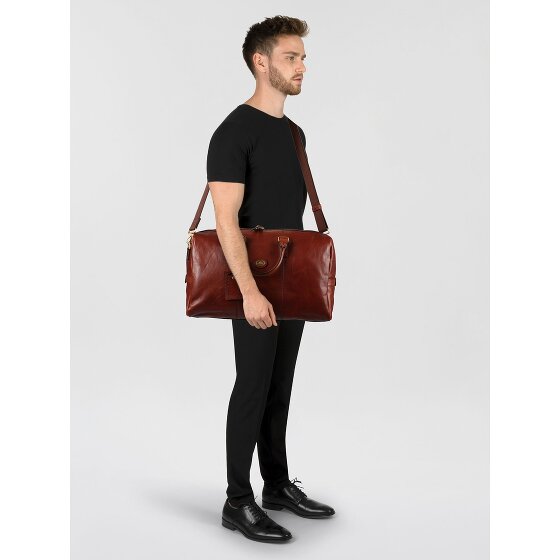 The Bridge Stovia Weekender Reisetasche Leder 45 cm