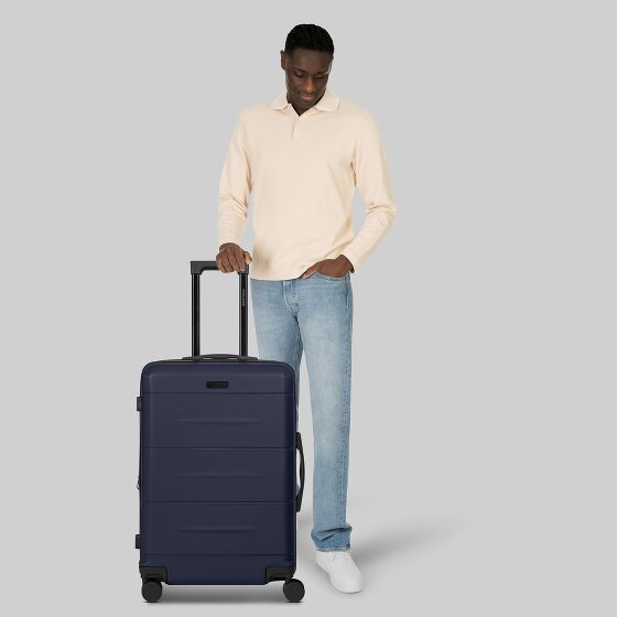 Police London 4 Rollen Trolley 64 cm mit Dehnfalte