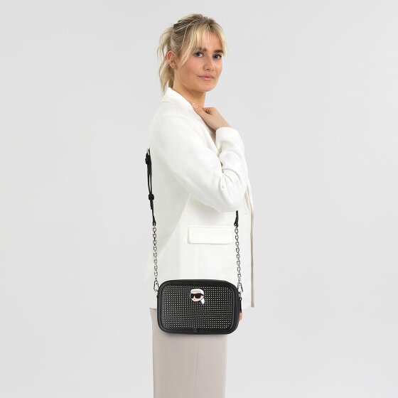 Karl Lagerfeld Ikonik 2.0 Umhängetasche Leder 20 cm