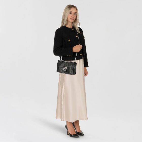PINKO Love One Schultertasche Leder 26 cm