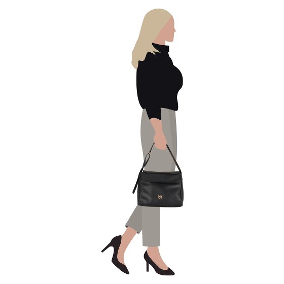 PINKO Leaf Schultertasche Leder 32 cm PINKO Leaf Schultertasche Leder 32 cm