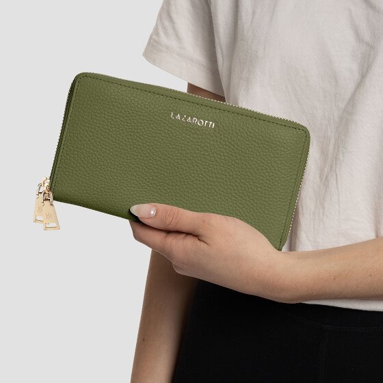 Lazarotti Bologna Leather Geldbörse RFID Schutz Leder 20 cm